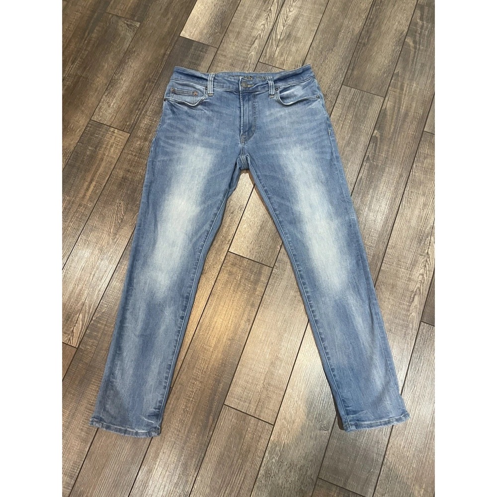 American Eagle Blue Jeans Next Level Flex Light Wash Blue Denim Low Rise 30x30